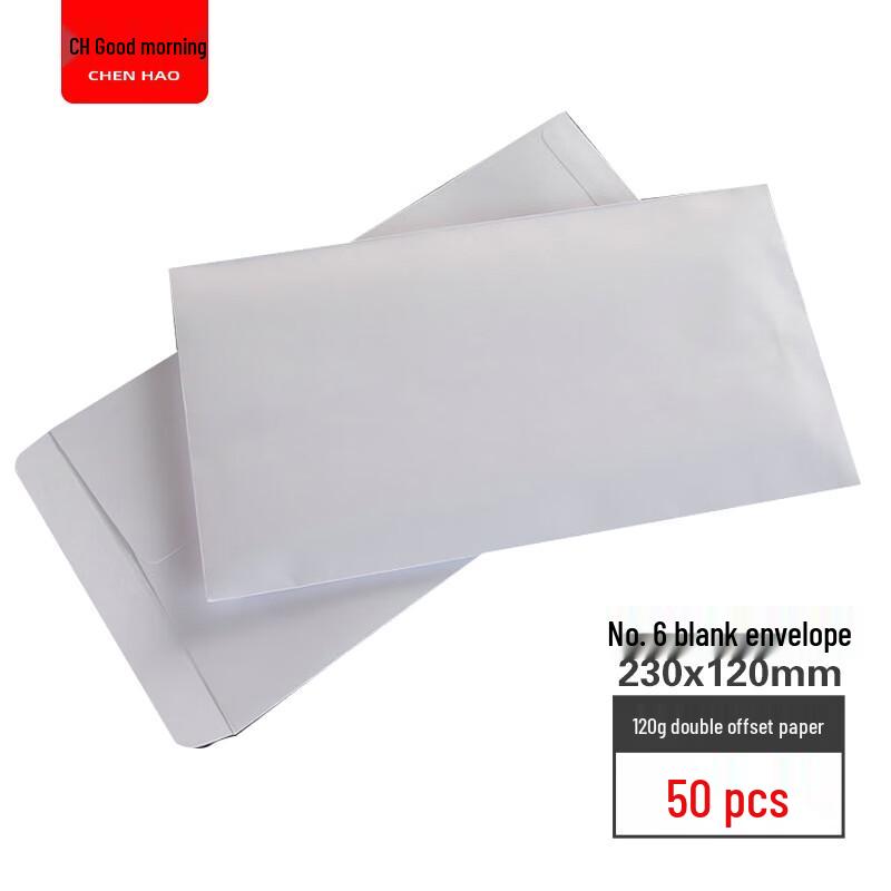 MorningWell No. 6 White Blank Envelopes