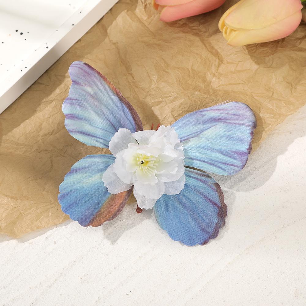 

Simulated Buttefly Flower Hair Clips Beach Bohemian Style Cute Hair Pin Hair Accessories for Women Girl