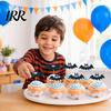 Halloween Dessert Table Decor 8 Pcs Bat Cupcake Toppers, Black Cake Cute Shaped Topper Picks for Halloween, Baby Shower, Birthday Party Decoration