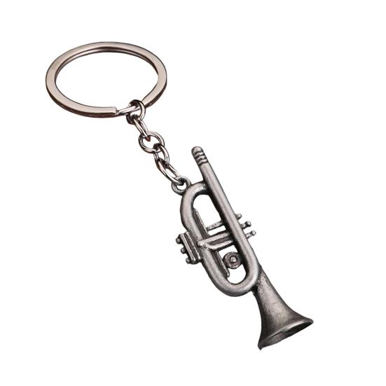 Musician Keychain Pendant Decorative 3D Design Bag Hanging Pendant Miniature Instrument Shape Key Holder Bag