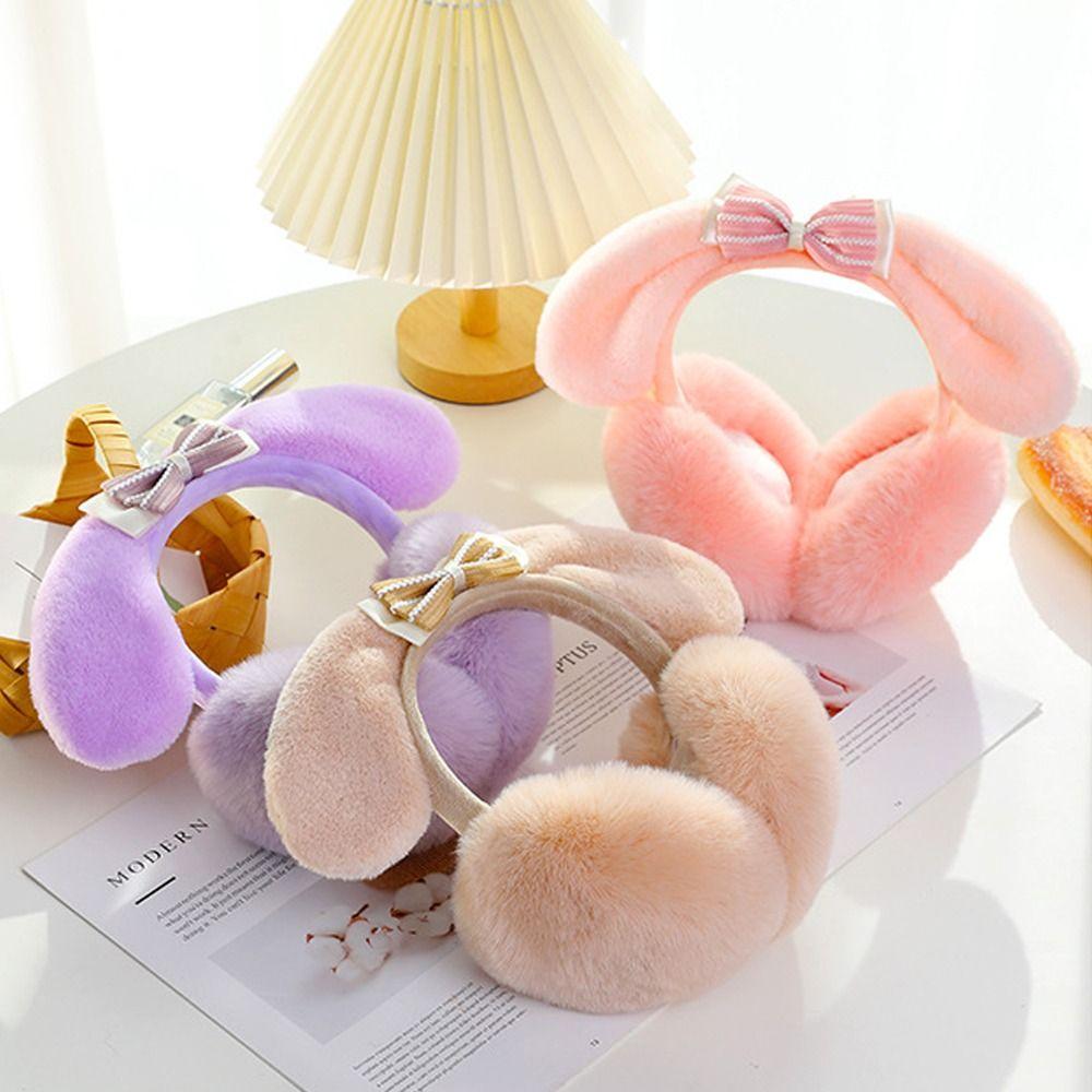 Windproof Earmuffs Autumn Winter Ear Warmer Fashion Plush Ear Cover