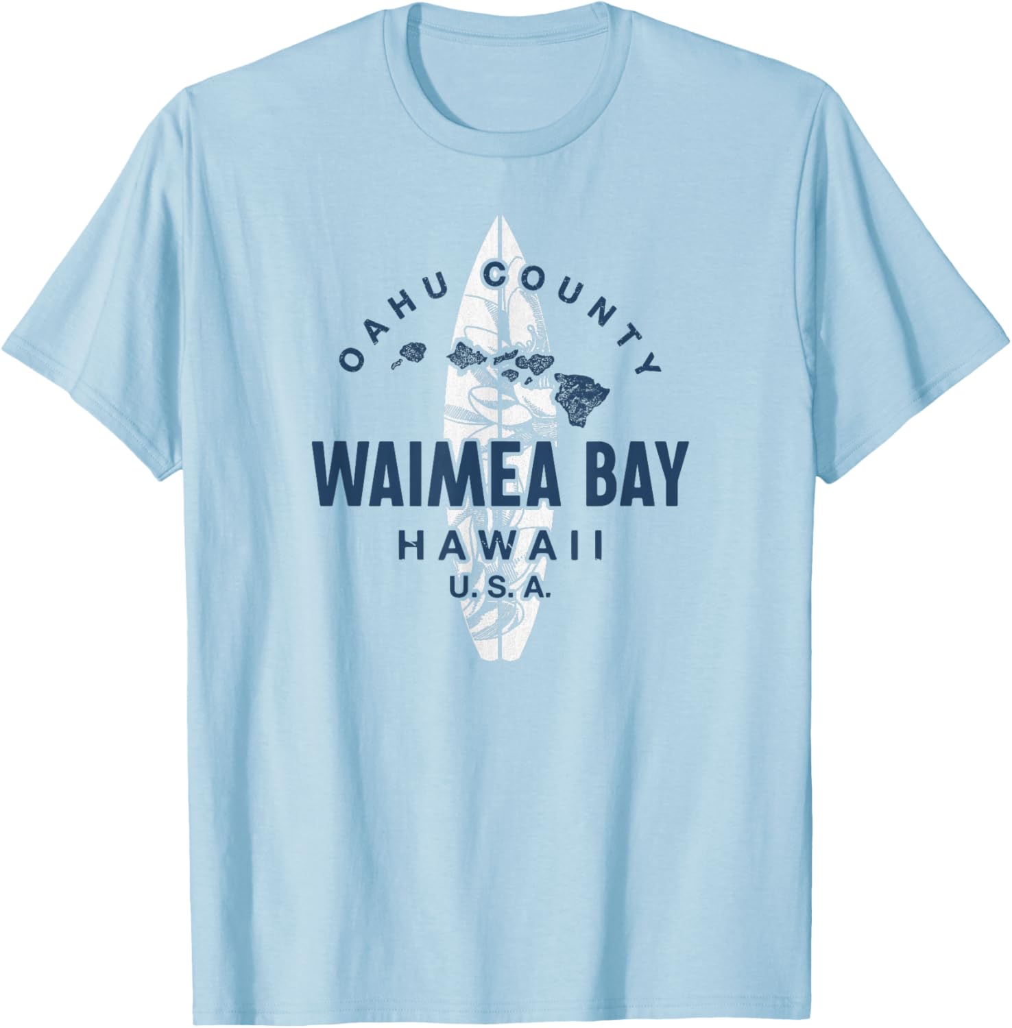 Hawaii Waimea Bay North Shore Oahu Surfing T-Shirt S разноцветный