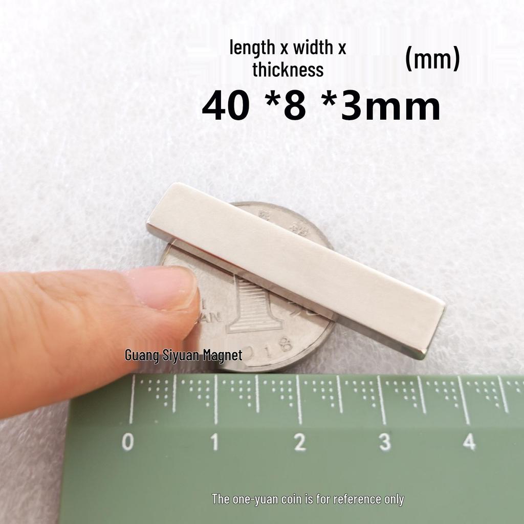 N52 Super Strong Neodymium Iron Boron Magnet, Rectangular 25x30x100mm, Permanent Magnetic Steel Sheet.