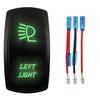 1 Pc Green 12V/24V Rocker Toggle Switch With Jump Wire for Car Boat Truck Marine Yacht Trailer Tractor Jeep YJ JK Vans SXS Battery Switches5