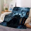 1pc Batman, Gotham Flannel Blanket Soft Warm Throw for Home, Office, Travel, All-Season Cozy Bedding GiftL1127