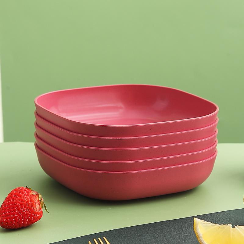 Japanese-Style Creative Plastic Bone Dish with Base