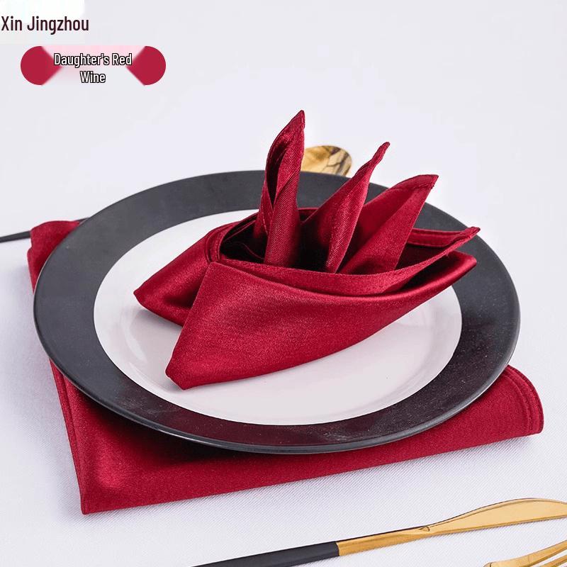 Polyester Hotel Dining Napkins 50x50cm
