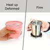 Foldable 201 Stainless Steel Tumbler - Portable, Space-Saving Design for Travelers, Campers & Workers, Camping Essentials