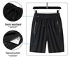 Herren Schnelltrocknender Eisseiden Sportanzug - Sommer Kurzarm & Shorts Set