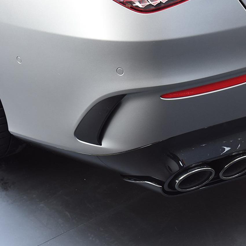 For Mercedes-Benz C118 CLA200 2020+ Car Rear Bumper Trim Lip Spoiler Side Fender Canard Splitter Accessories