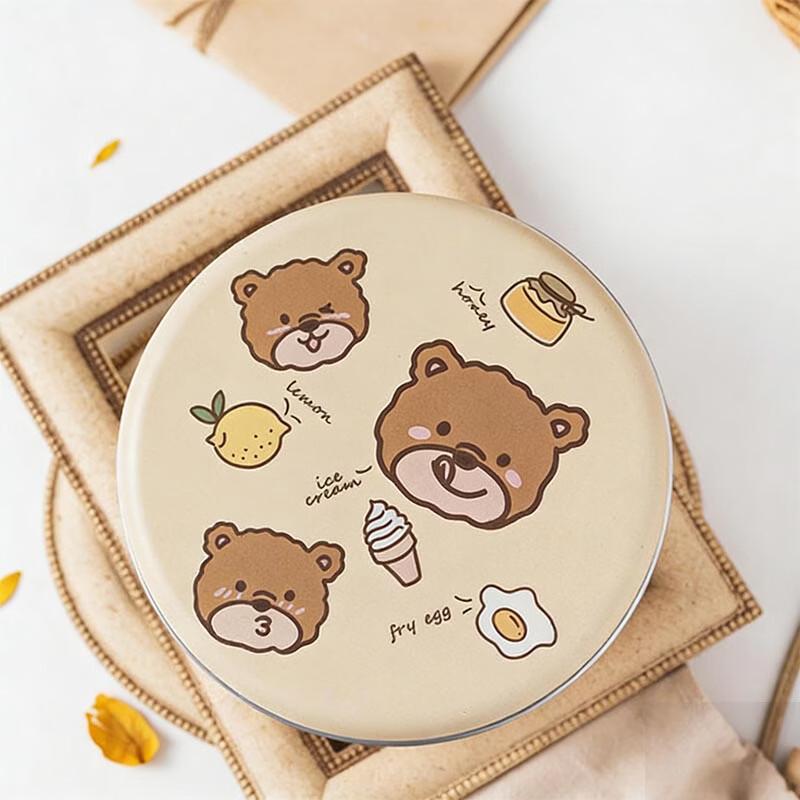 Meidi Naughty Bear Tinplate Storage Can