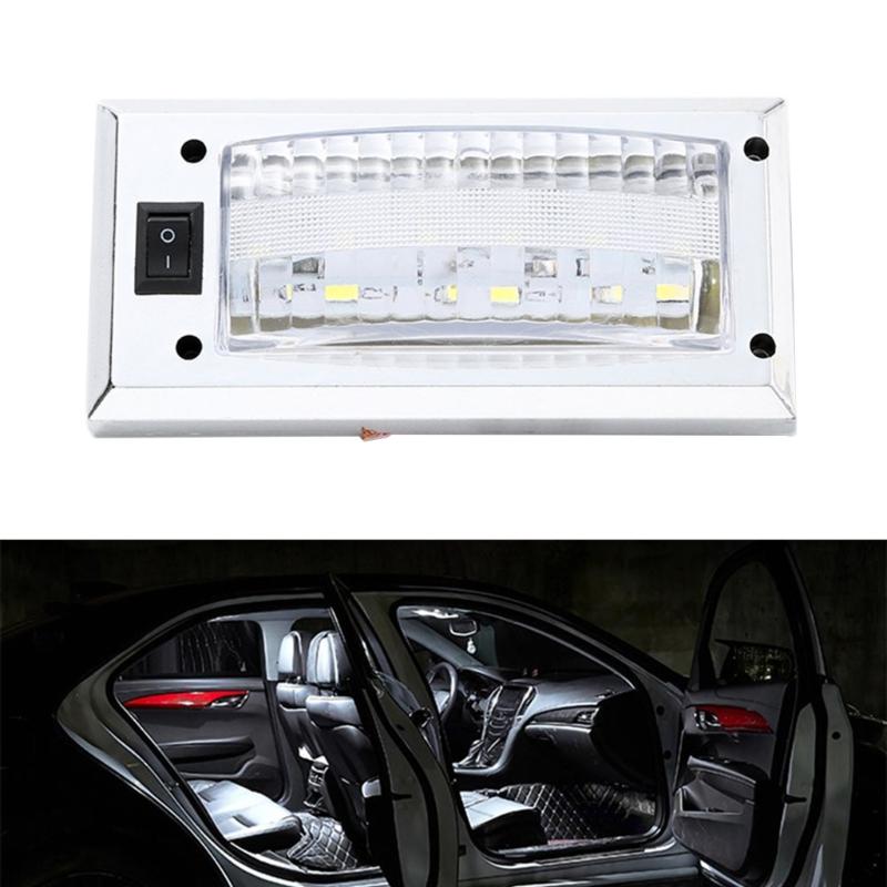 COB LED Panel Dome Roof Ceiling Lamp Auto Interior Reading Plate Light for Truck