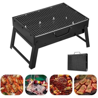 Portable Barbecue - AUTREMENT - Small Charcoal Barbecue - Stainless Steel - Foldable - 3-5 People