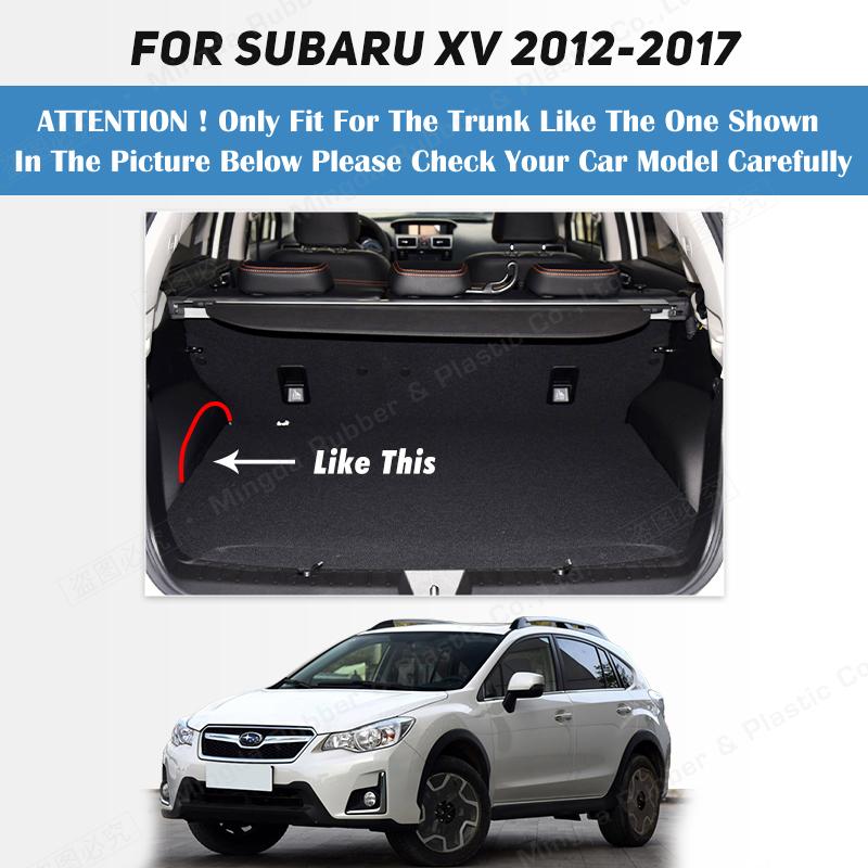 Car Trunk Mat For SUBARU XV SUV 2012 2013 2014 2015 2016 2017 Custom Car Accessories Auto Interior