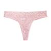 Plus Size Seamless Lace Thong: Comfortable, High Elasticity, Mid-High Waist, All-Cotton