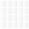 1box Square Acrylic Chassis Display Pedestals for Model Display Clear 40x40x2mm 20pcs/box