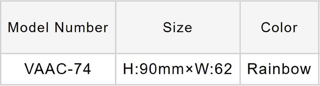 Varivas VAAC-74 Scissors Stainless Alloy 90mm Rainbow (0150)