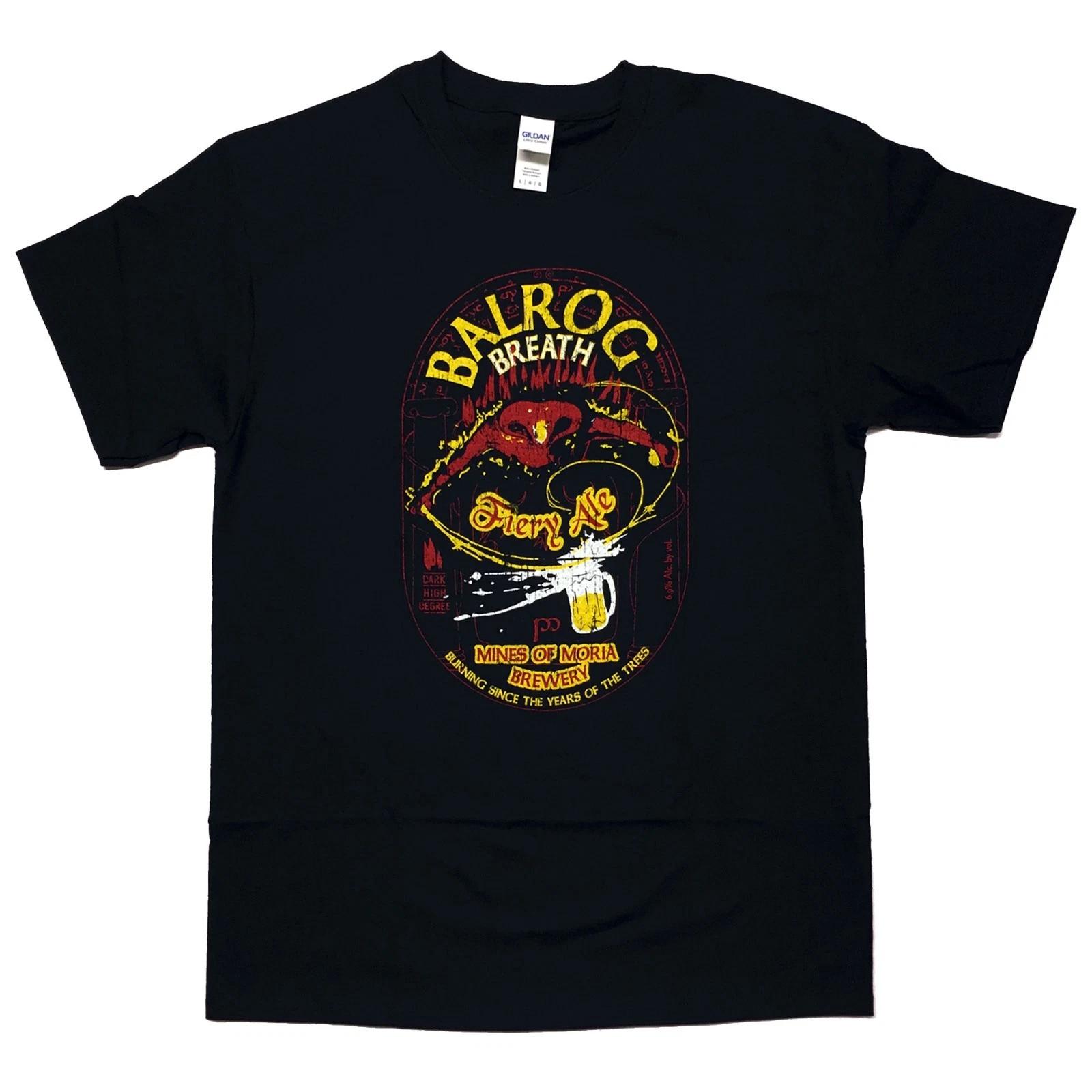 LORD OF THE RINGS inspired T-shirt (S-3XL)   BALROG BREATH Fiery Ale M