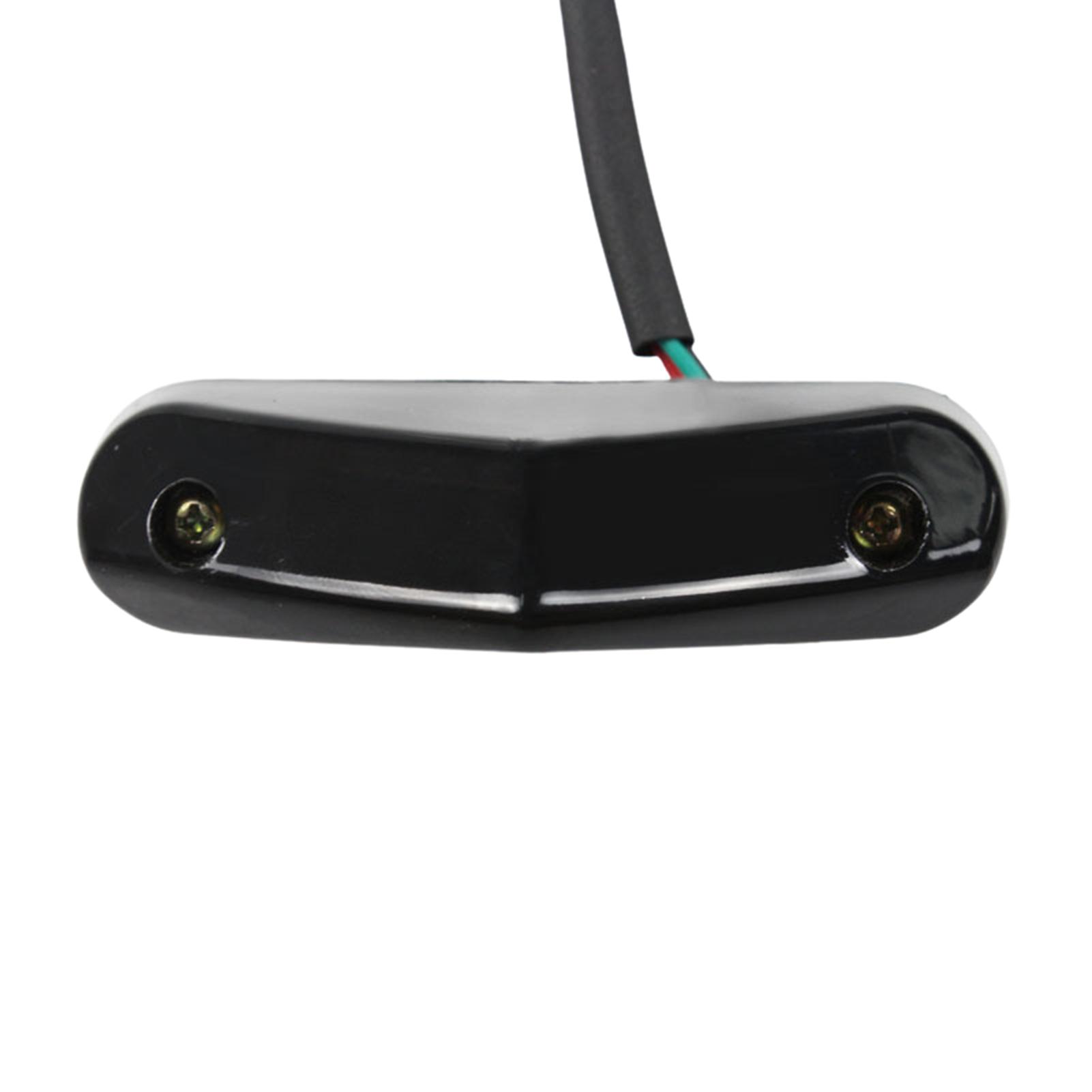 

Светодиодный стоп-сигнал для мотоцикла, водонепроницаемые, прочные, сигнальные индикаторы, аксессуары для мотоциклов, простая установка чёрный