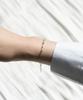 Alleun Silver 925 Cubic Gemstone Thin Chain Silver Bracelet For Women