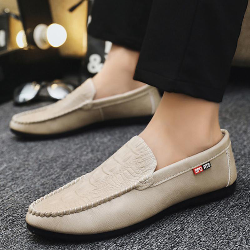 Men's Sneakers Men Leather Casual Shoes Original Suede Shoes Comfortable Flats Driving Business Formal Shoes tenis masculino