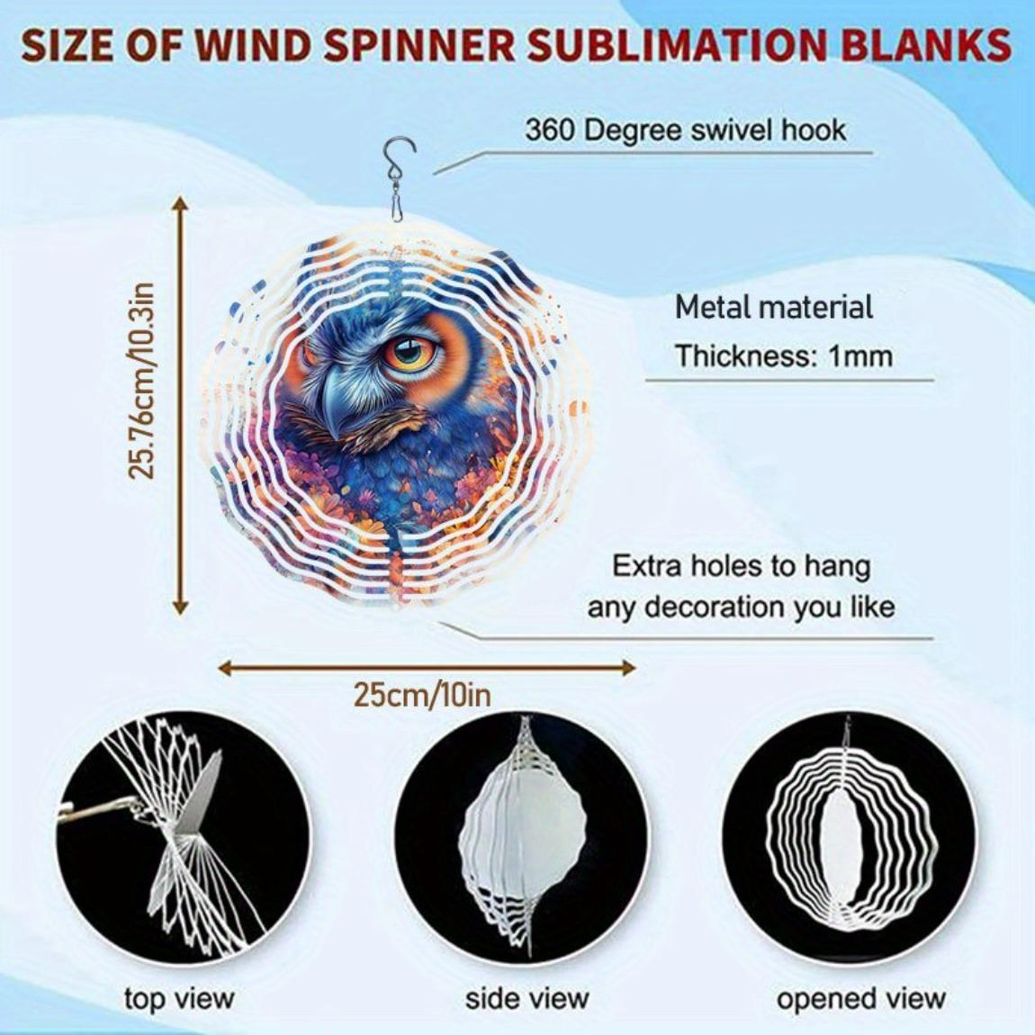 

Классический красочный колокольчик ветра в виде совы, металлический, вращающийся, кинетическая подвесная декорация для улицы, сада, патио, подарок на Рождество, День благодарения