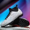 Fußballschuhe Herren/Damen Lightning Camoufl e Fußballschuhe Gummi Weiche Sohle Kurze Stollen Kunstrasen Jugend Kinder Fußballschuhe
