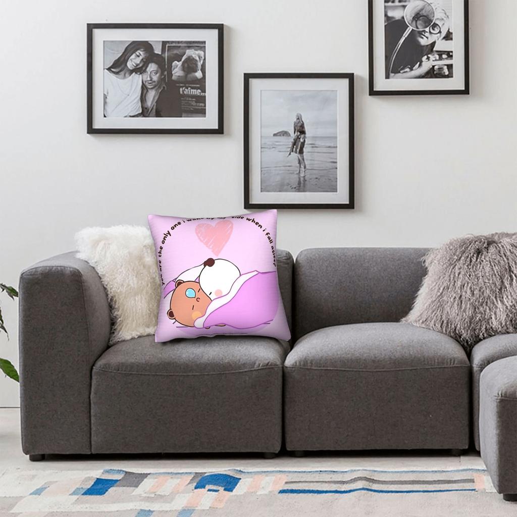The Only One I Want By My Side When Bubu Dudu Pillow Cover Comfy Cushion Cover Trendy Pillow Case For Living Room Sofa