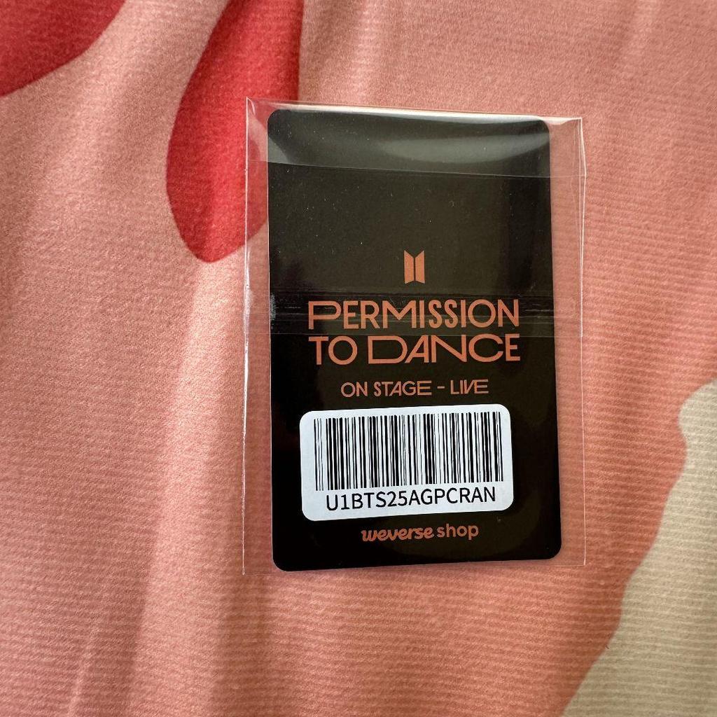 [USED] BTS P.T.D STAGE-SEOULGLOBAL Limited Edition Trading Card Jungkook