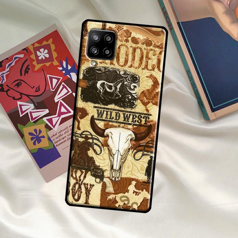 Cowboy Cowgirl Western Ranch Boho Case For Samsung Galaxy A52 A32 A12 A33 A06 A16 A26 A36 A56 A15 A53 A13 A34 A54 A14 A35 A55