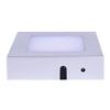 8x8 LED Multi-color Crystal Lamp Holder with 3D Laser Carved Square Body and Black Silver Base