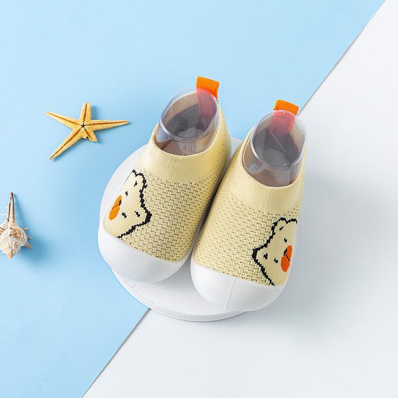 Prodyšné boty pro chodící děti Flyknit – Protiskluzová, měkká podrážka, bez poklesu paty pro kojence a batolata