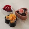 Multipurpose Heart Silicone Candle Cup Mold Epoxy Resin Crystal Flower Pots Mould Stylish Candle Holder Making Molds