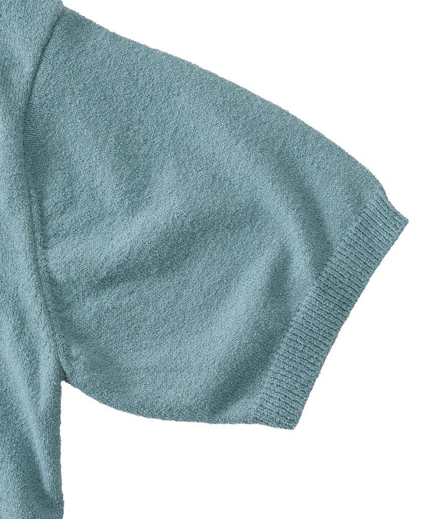 ANALOG MOOD Airy Cooling Round Short Sleeve Knit (Mint)