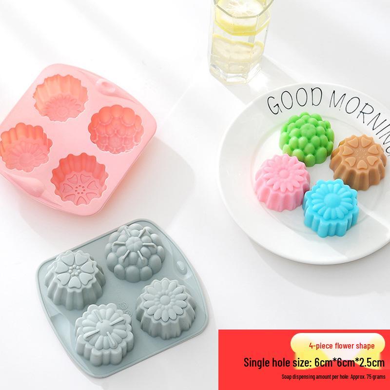 Silicone Soap Mold Making Set for DIY and Children's Homemade Breast Milk Soap