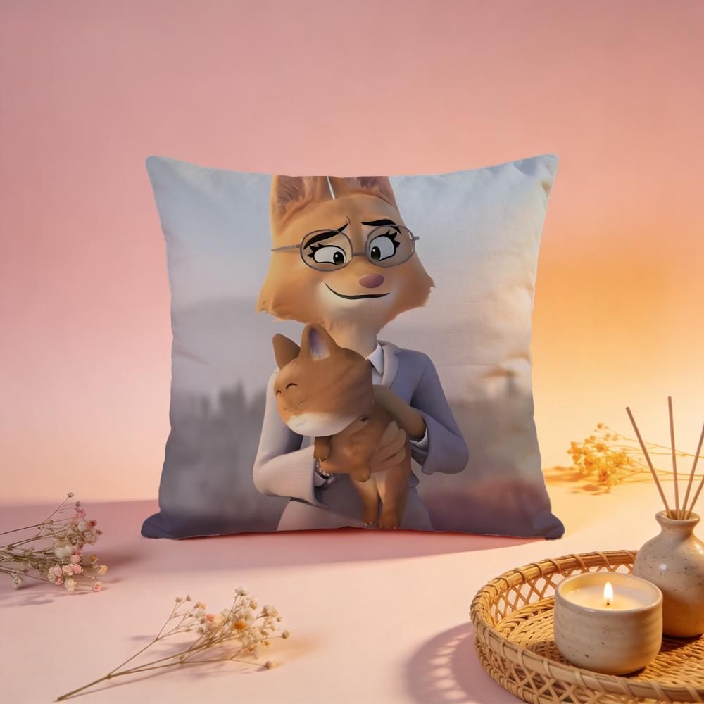 Stylish TThe Bad Guysable Cushion Cover Comfortable Durable Pillow Cover MultiScene for Home Office Car Sofa