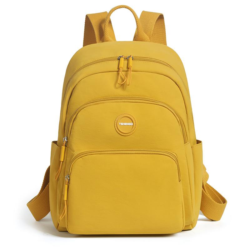 Schoolbag simple wind large capacity backpack women's new lightweight travel commuter backpack nylon mother backpack women's bag