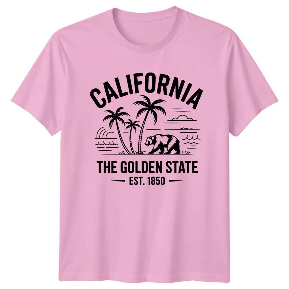 California The Golden State Palms Unisexs TShirt Unisexs Tee Graphic