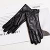 Womens Genuine Leather Gloves Winter Warm Touchscreen Compatible Fashion Outdoor Sport