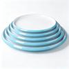 Two-Tone Melamine Round Plate for Restaurants and Hotels