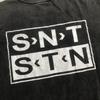 Beste Kvalitet Streetwear Vintage Langermet T-skjorte Casual Løs Oversized 100% Bomull Topper T-skjorte for Menn Unisex