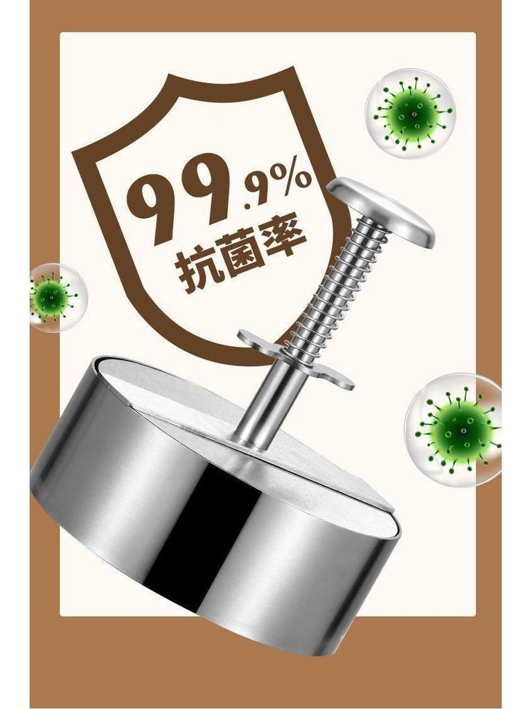 304 Stainless Steel Manual Hamburger Patty Press Mold for Kitchen