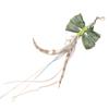 3pcs Simulated Feather Dragonfly Cat Toy Replace the Head Accessories Artificial Insects Pet Toy