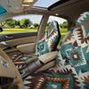 2pcs, Aztec Art Pattern Car Seat Covers, Soft And Easy To Install, Universal Fit For Front Seats, Perfect For Comfortable Drivin