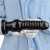 24.5cm Black PVC Beaded Dildo Masturbator Butt Plug Anal Dilator Sex Toy Realistic Dick Big Penis
