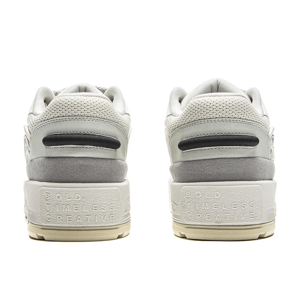 Li Ning 001 BTC Slip Resistant, Abrasion Resistant, Lightweight Low top Skateboard Shoes Men's White Gray AGCV383-1