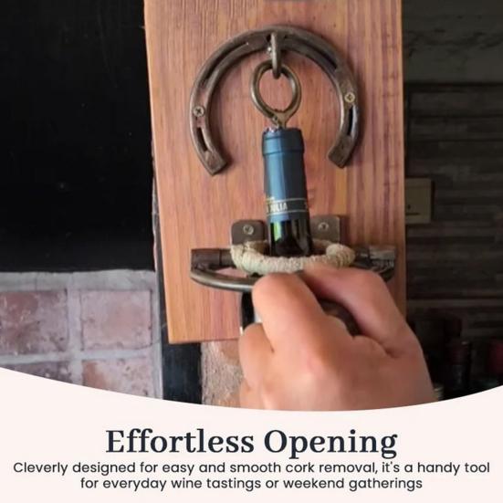 Yousheng Vintage Horseshoe Bottle Opener Wall Mounted Decorative Bottle Opener Rustic Industrial Decor for Kitchen Bar Patio Man Cave