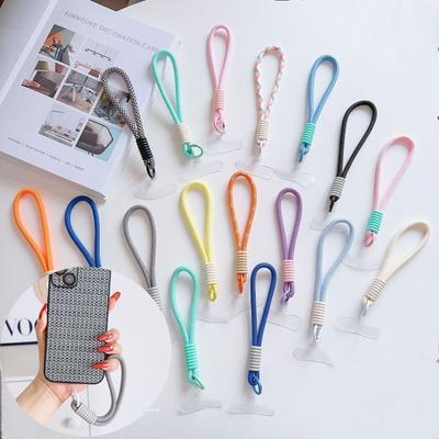 Universal Mobile Phone Lanyard Strap Detachable with Patch Wrist Strap Short Rope Anti Fall Hanging Chain Ring Cord