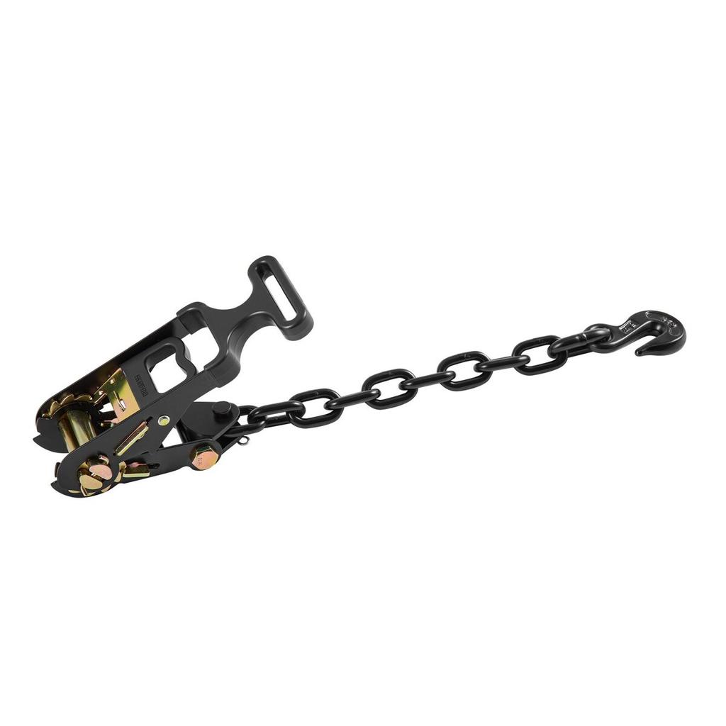 Wheel Chock Tie-Down Kit, Tire-Style Tow Dolly Strap, Car Tie Down Kit with Heavy-Duty Hook, Break Strength 4540 kg & Working Load 1512 kg Motorcycle