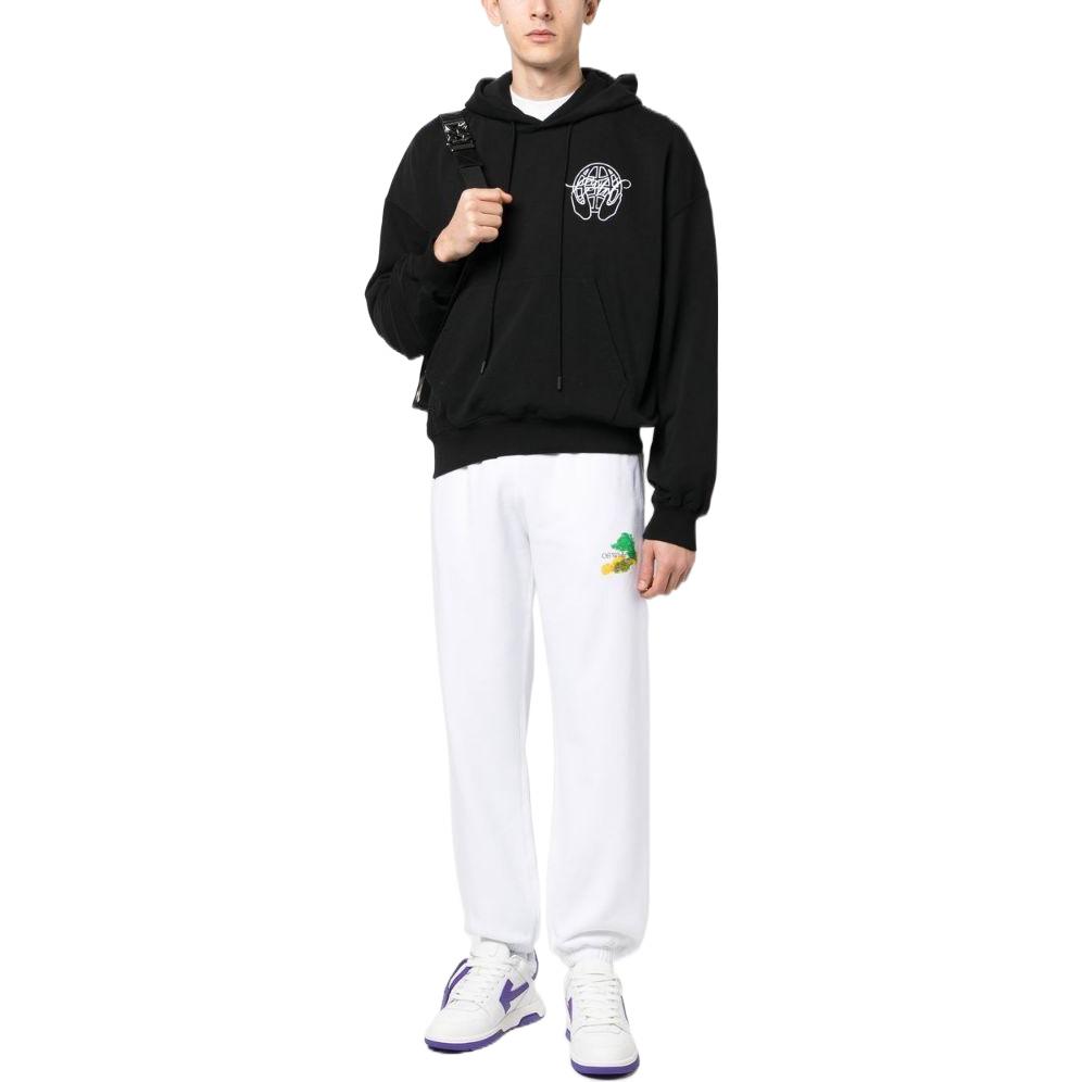 Off-White Hand Arrow Boxy Hoodie Black/White Men Tops OMBB110S23FLE0031001